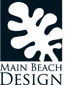 main beach design logo